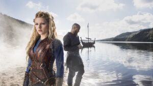 Lagertha and Ragnar as depicted in History's 'Vikings'