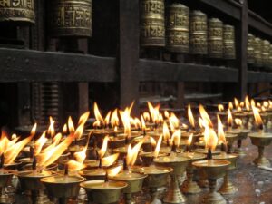 candles symbolizing faith