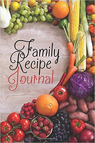 Family Recipe Journal: Blank cookbook recipe journal with 100 template pages to organize your treasured recipes (6″x9″) (Empty Cookbook Gifts)